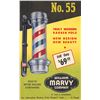 Image 1 : Linen Advertising William Marvy Co. Barber Pole St. Paul, Minnesota Card