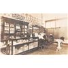 Image 1 : Real Photo Barber Shop & Cigar Counter Interior Postcard