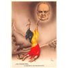 Image 1 : Winston Churchill Poster Art La Belique Reconnaissante Postcard