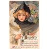 Image 1 : Winsch Halloween "A Happy Hallow'en" Woman & Goblins Holiday Greeting Postcard