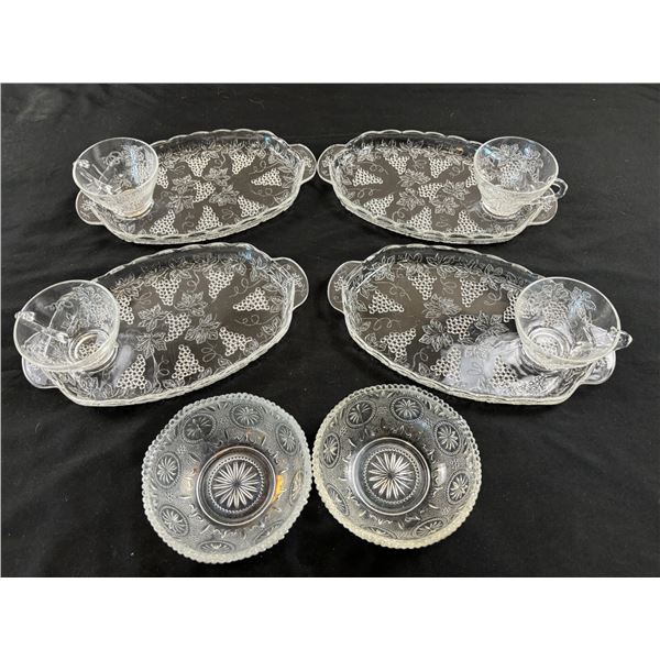 Glass serving ware