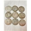 Image 1 : Assorted Canadian 50 cent coins
