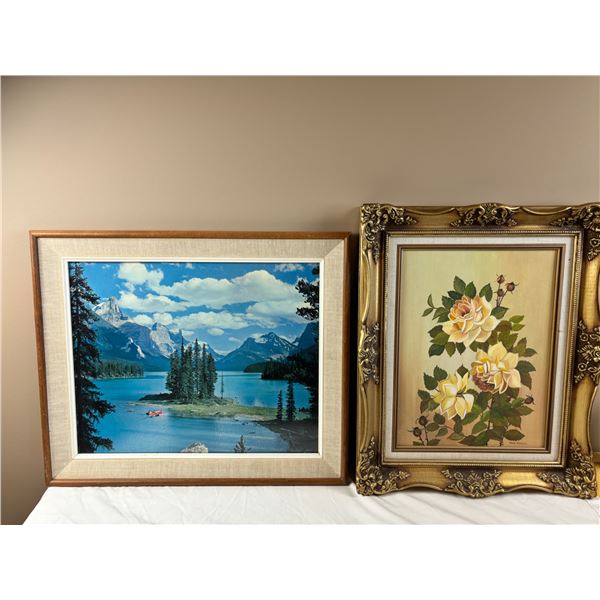 Framed artwork