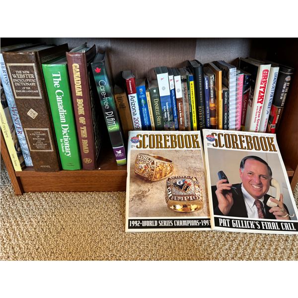 Assortment of books