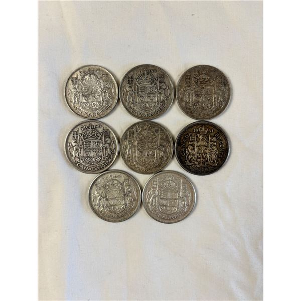 Assorted 50 cent Coins