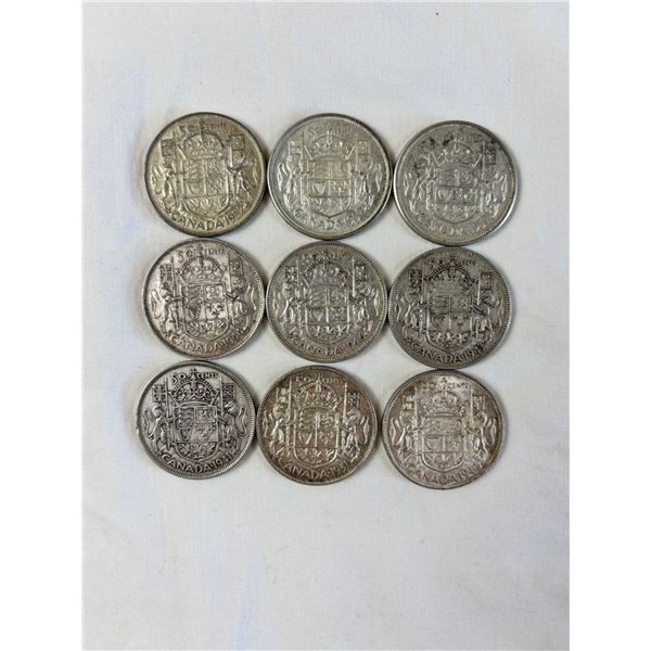 Assorted 50 Cent Coins