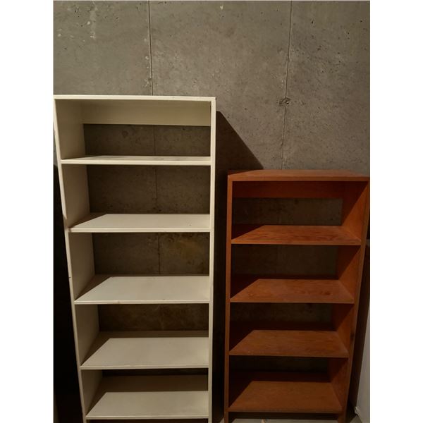 2 Wooden Shelves