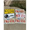 Image 1 : License plate lot