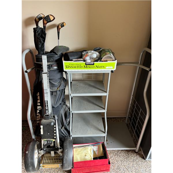 Golf Caddy+ storage rack