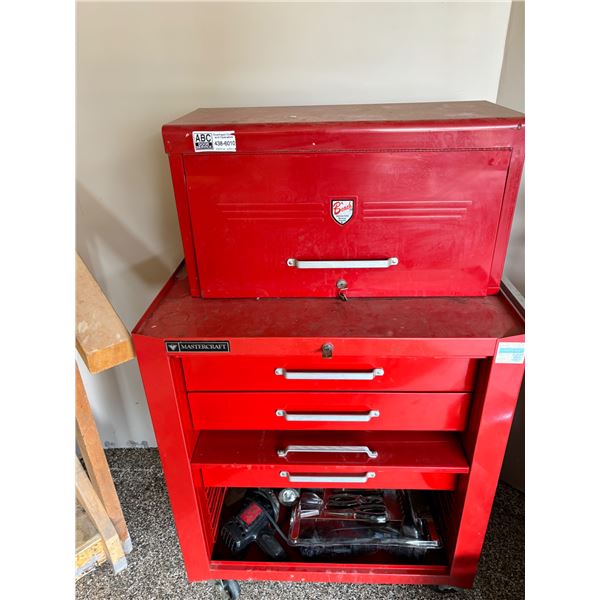 Tool box with content