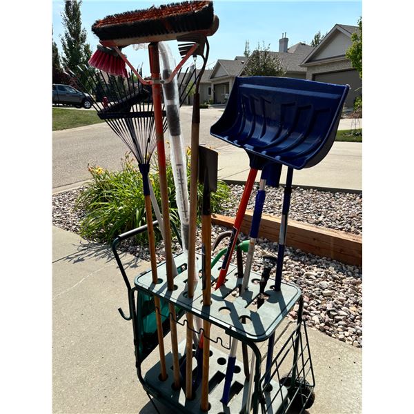 Gardening Cart with tools