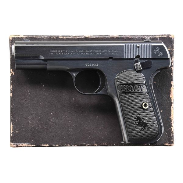 COLT 1903 HAMMERLESS POCKET AUTO PISTOL.