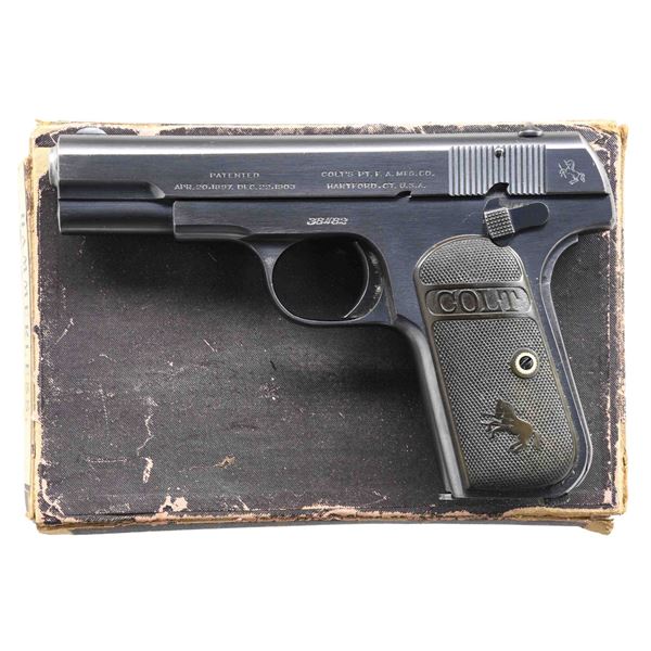 COLT 1908 HAMMERLESS POCKET AUTO PISTOL.