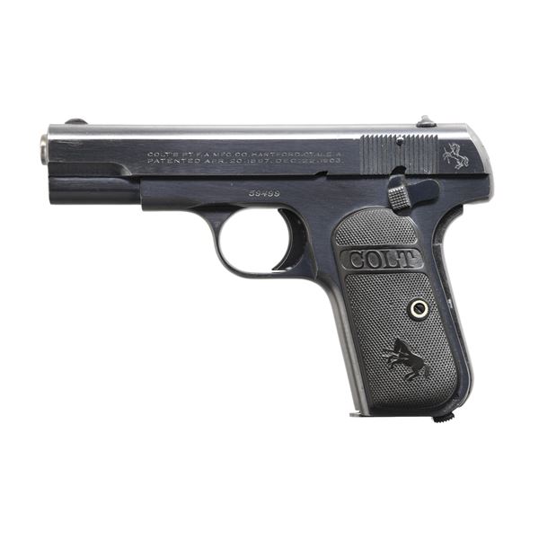 COLT 1908 HAMMERLESS POCKET AUTO PISTOL.