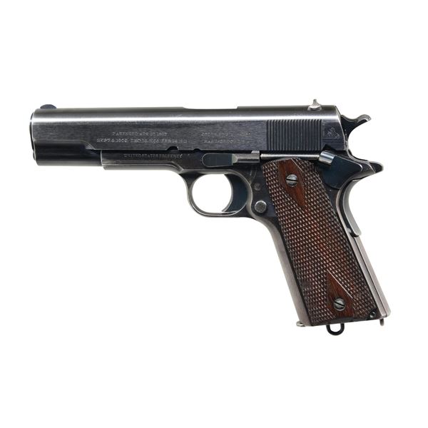 FINE EARLY US NAVY COLT 1911 SEMI AUTO PISTOL.
