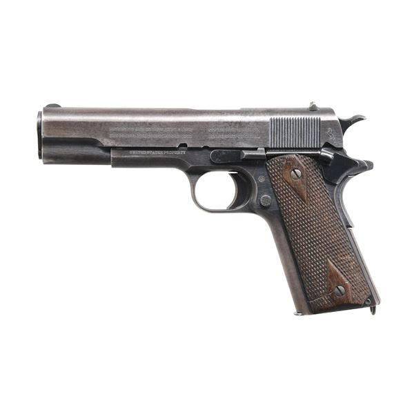 EARLY 1917 WWI COLT 1911 ARMY SEMI AUTO PISTOL.