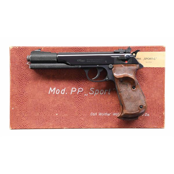 WALTHER PP SPORT C SEMI AUTO PISTOL.