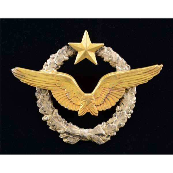 PRE WWI FRENCH PILOT’S BADGE.