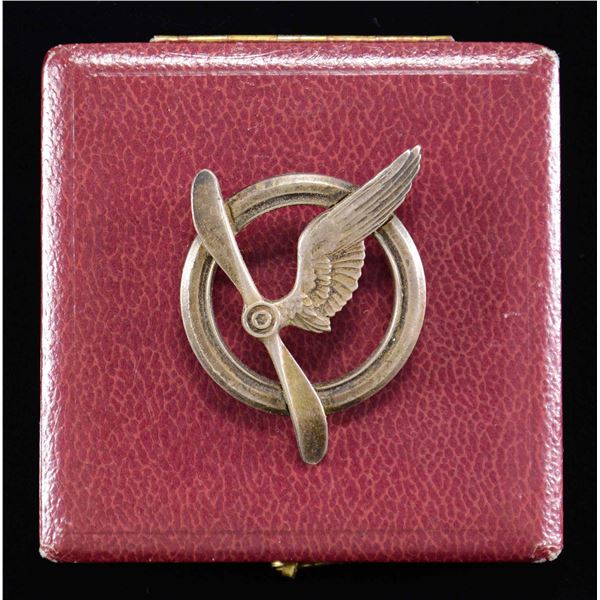 POST WWI FRENCH AIR CREW BADGE.