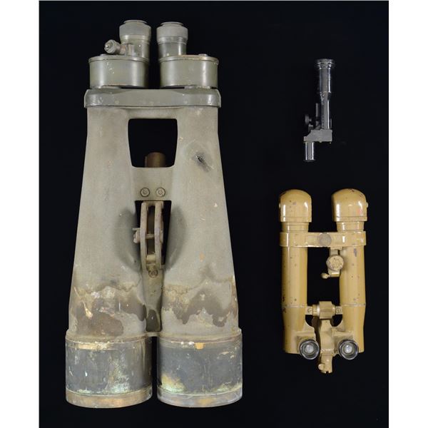 LOT OF 3 JAPANESE BATTLE DAMAGED NAVAL OBSERVATION