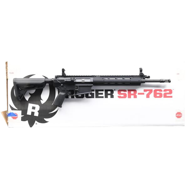 RUGER SR762 SEMI AUTO RIFLE.