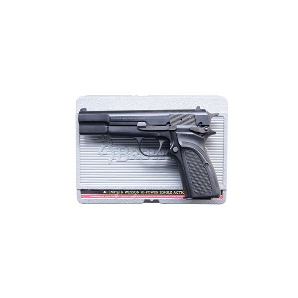 BROWNING HI-POWER SEMI-AUTOMATIC PISTOL WITH