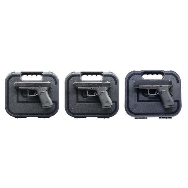3 CONSECUTIVELY NUMBERED GLOCK 48 SEMI AUTO