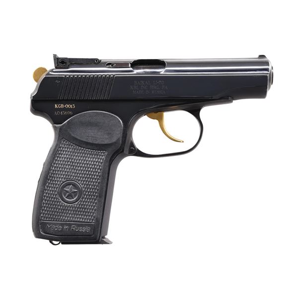BAIKAL IJ-70 KGB COMMEMORATIVE MAKAROV SEMI AUTO - Poulin Auctions