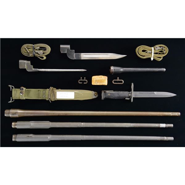GROUPING OF PRIMARILY U.S. BARRELS & FIREARMS