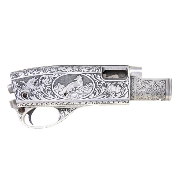 CARL ENNIS ENGRAVED REMINGTON 572 RECEIVER.