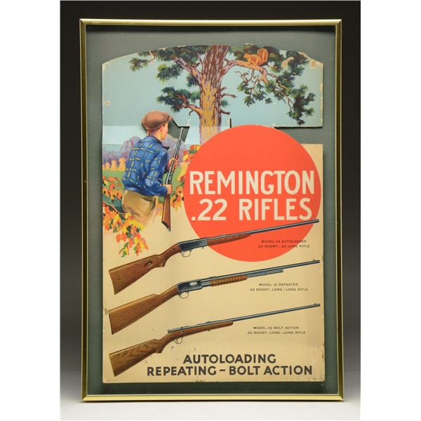 REMINGTON 22 RIFLE BI-FOLD DIE CUT.