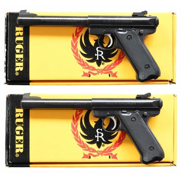 VERY RARE U.S. MARKED RUGER MARK II CONSECUTIVE