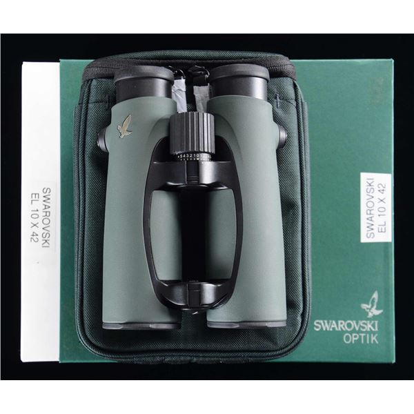 SWAROVSKI OPTIC EL 10x42 BINOCULARS.