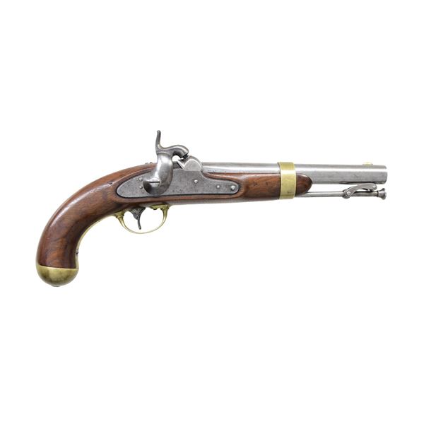 H. ASTON MODEL 1842 U.S. PERCUSSION PISTOL.