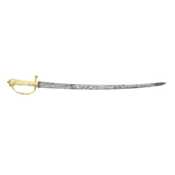 18th CENTURY FRENCH OR ITALIAN HUNTING SWORD OR