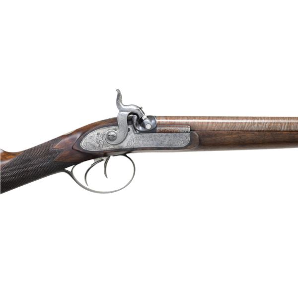 JOSEPH MANTON 22 BORE SHOTGUN CONVERTED FROM FLINT