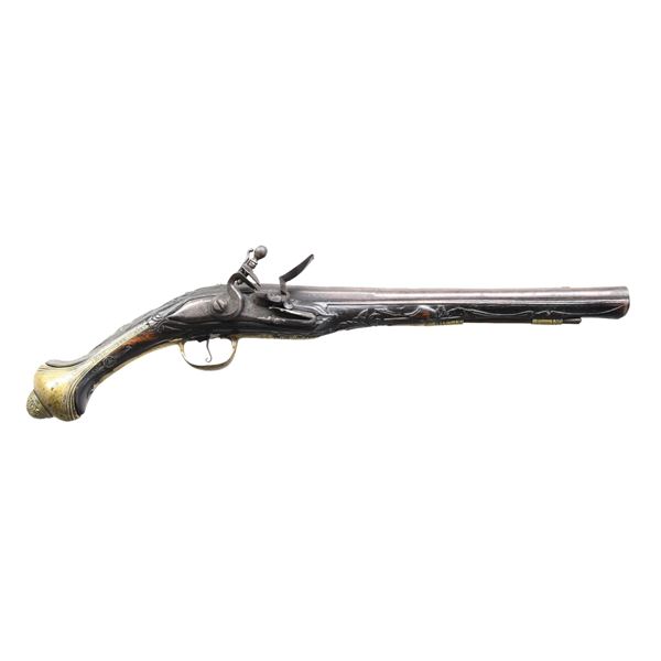 MOORISH FLINTLOCK HOLSTER PISTOL.