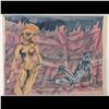 Image 1 : Signed Indian Artist Shyamal Dutta Ray Preparatory Watercolor Painting / Drawing