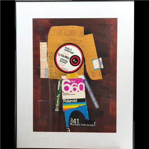 Jon Henry (American, 1916-1990) Original Mixed Media Painting, "Fred" 1981