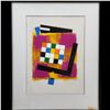Image 1 : Jon Henry (American, 1916-1990) Original Painting, "Spags Series #10" 1987