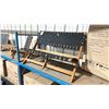 Image 2 : PATIOFLARE PF10014 TEAK FRAMED BLACK MESH FOLDING 2 SEAT OUTDOOR PATIO BENCH *IN BOX*