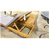 Image 3 : PATIOFLARE PF10145 ACACIA WOODEN FOLDABLE OUTDOOR PATIO LOUNGER WITH A GREY CUSHION