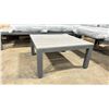 Image 3 : VOGUE COLLECTION EVA 3 PCS DARK GREY MODERN OUTDOOR PATIO SECTIONAL WITH GREY CUSHIONS