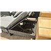 Image 3 : PATIOFLARE LAURA PF-CH340PS-GY GREY PLASTIC RATTAN LOUNGER PATIO CHAIR WITH GREY CUSHION