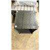 Image 3 : BLACK RATTAN CURVED SIDE GLASS TOP 18"W X 18"D X 20"H OUTDOOR PATIO SIDE TABLE