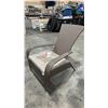 Image 2 : PATIOFLARE BROWN COMFORT MUSKOKA OUTDOOR PATIO CHAIR WITH GREY CUSHION ( PF-CH338C-LBR ) *IN BOX*