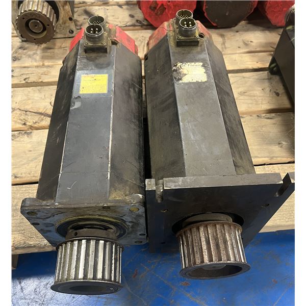 (2) Fanuc #A06B-0590-B061#7000 AC Servo Motors