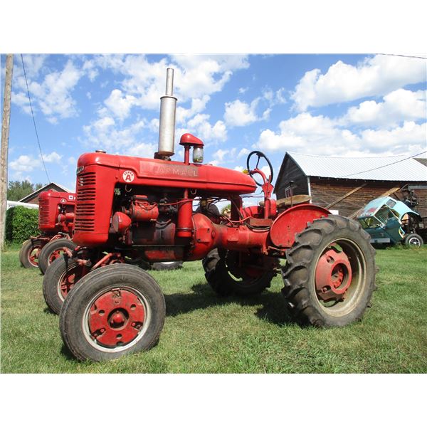 McCormick Farmall Model 'Super A' PTO Decent Tires - (1) Cracked