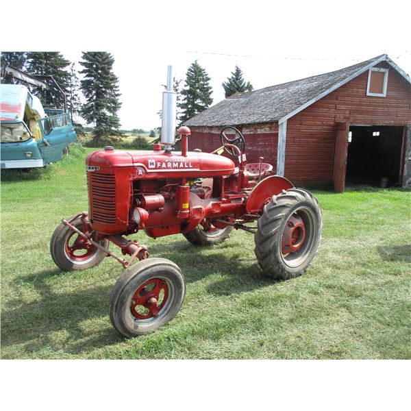 McCormick Farmall Model 'A' PTO - Tires Cracked - Row-Crop - Serial 28037