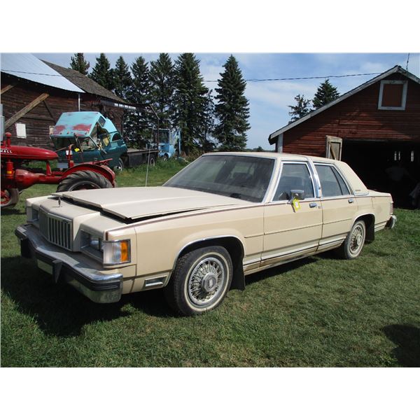 1987 Mercury Grand Marquis - 5.0L EFI Loaded - 34336 Km - Running - Serial 2MEBM75FOHX608499